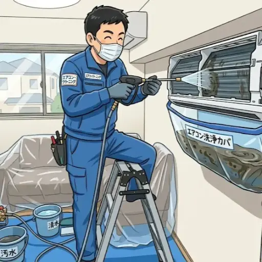 家庭用エアコンクリーニング代（自清洁）